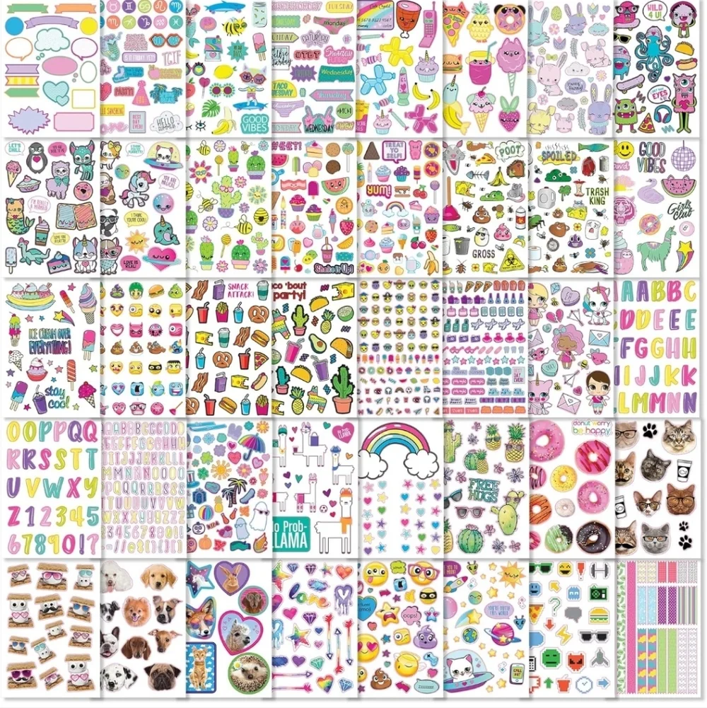 Sticker Book - 1000+ Cute Stickers